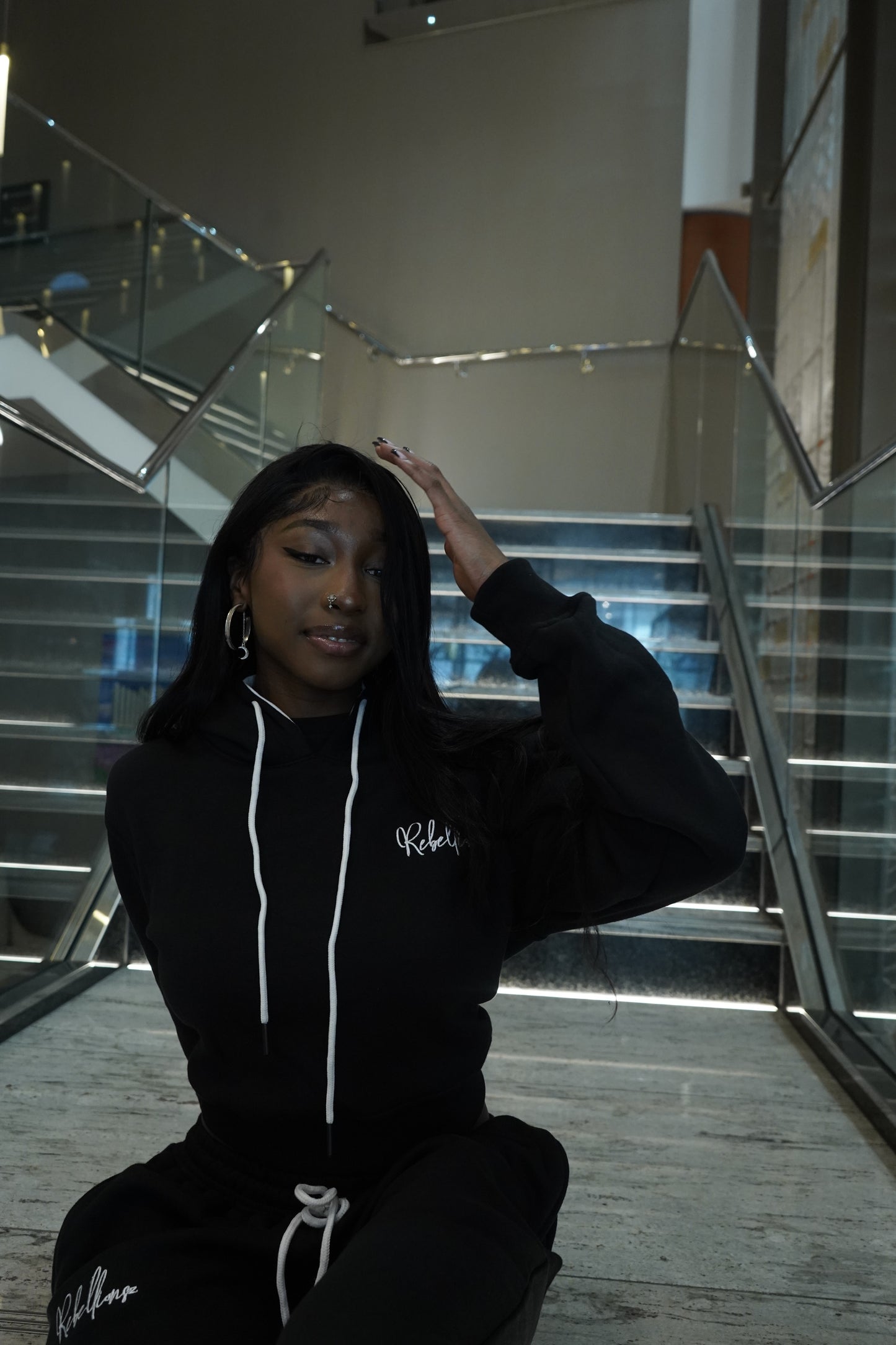 Rebellionsz Crop Hoodie