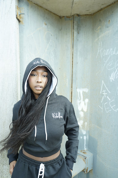 Rebellionsz Crop Hoodie
